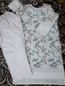 Pakistani Chikankari Kurta Set Of 2