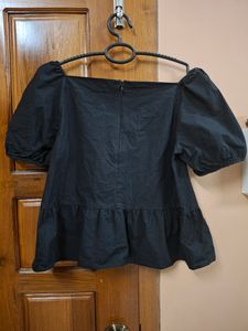 Peplum Black Tops