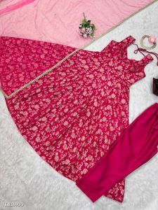 Red Partywear Gown