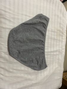 Women&#39;s Grey Cotton Briefs 24-28