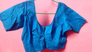 🔵 Elegant Blue Blouse