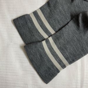 Striped Gray Socks