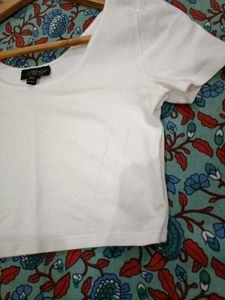 Pure White Crop Top