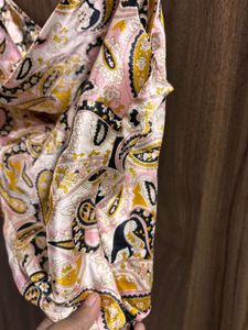 Paisley Cowl Neck Cami Top