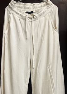Forever 21 White Flared Trousers
