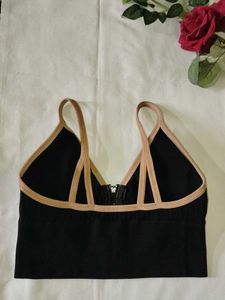 Zip-Front Crop Top