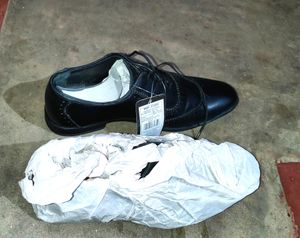 Eaglewood Men Leather Wing-Tip Oxford Black Shoes,