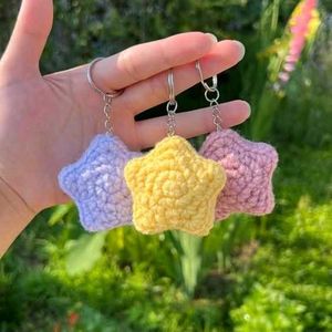 Crochet Star Keychain