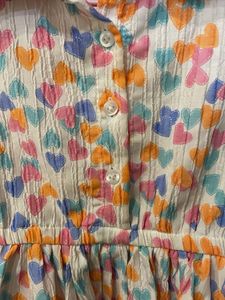 Heart PrInt frock