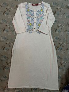 White Kurti