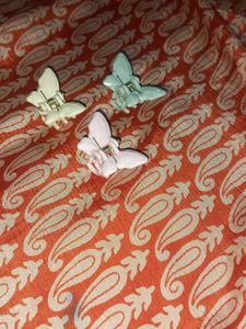 Cute Pastel Butterfly Mini Hair Clips