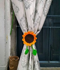 Restocked Sunflower Curtain Tie