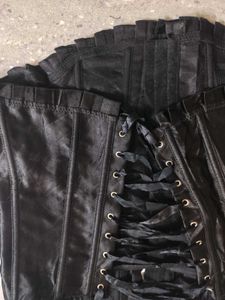 Black Satin Corset