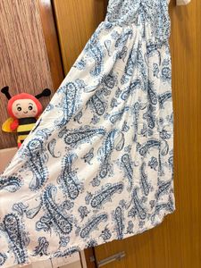 🆕 “Bombay Paisley” Blue Prints Cotton Gown Set