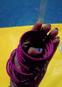 Pink Sparkle Bangles