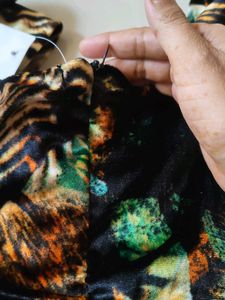Animal Print Ruched Mini Dress