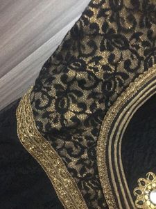 Black Gold Anarkali.