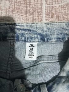 Acid Wash Jeans Made In Turkey Cm 155