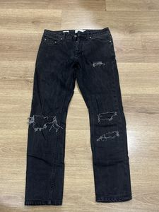 Acid Wash Topman Ripped Jeans Size 28 Inch