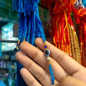 🌸3 Pcs Rudraksha Rakhi🌸