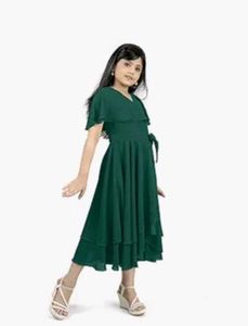 Green Wrap Dress