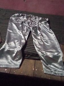 Steal Grey Satin Salwar Suit