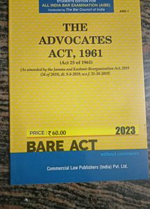 Commercials Law Publishers Set Of 9 Bare Acts.