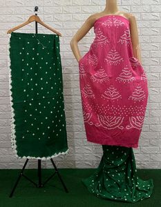 🍁 BANDHANI DRESS MATERIAL🍁