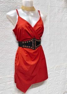 Red Bodycon Dress Small Size