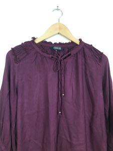 CHEROKEE Brand Women Dark Purple Top