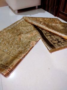 Golden Silk Saree