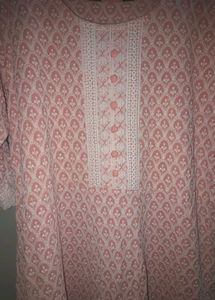 Anarkali style Embroidery Kurta(Umbrella cut)