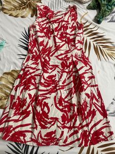 A Cute Red &amp; White Short Dress From Latin Quarter