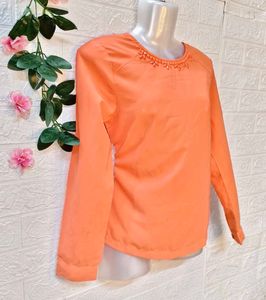 SizeS/M 🎁Buy 2 Get 1 Free 🎁Beaded Peach Top