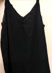 Black Lace Trim Cami