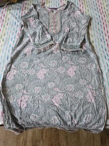 Elegant Floral Kurta