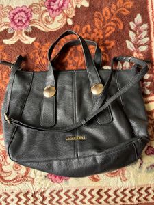 Caprese Black Tote Bag