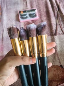 Makeup Brushes And Brush Cleaner
