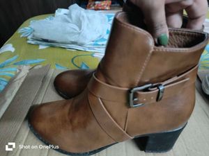 Women Shuz Touch Ankle Boots