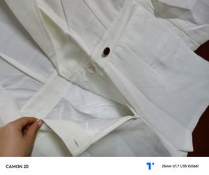 White Formal Divider Dress