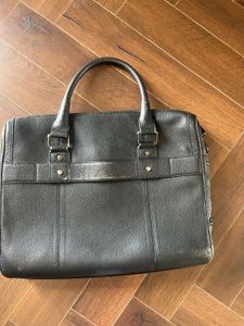 Leather Laptop Bag/have Some Fading On The Edges
