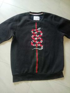 Gucci Snake Embroidered Sweatshirt
