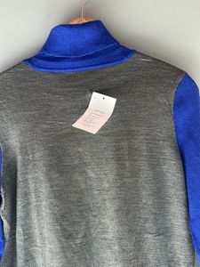 Color Block Turtleneck Sweater
