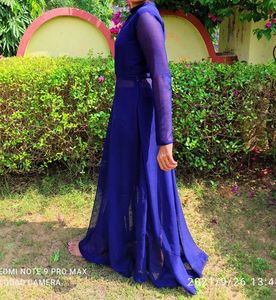 Royal Blue Long Dress