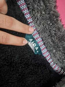 Cozy Black Fleece Pullover XXL