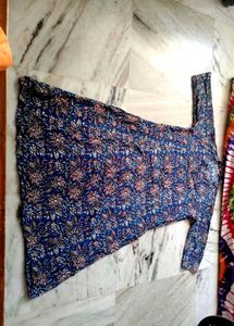 Pocket Ajarakh Print Kurti