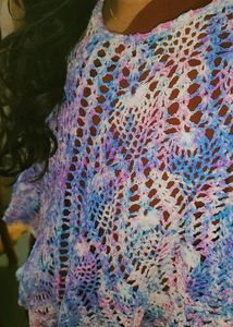 Aesthetic Crochet Knit Shawl