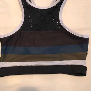 Striped Sports Bra