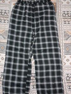 Checkered Black Pants