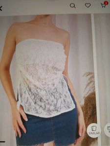 Lace Bandeau Top